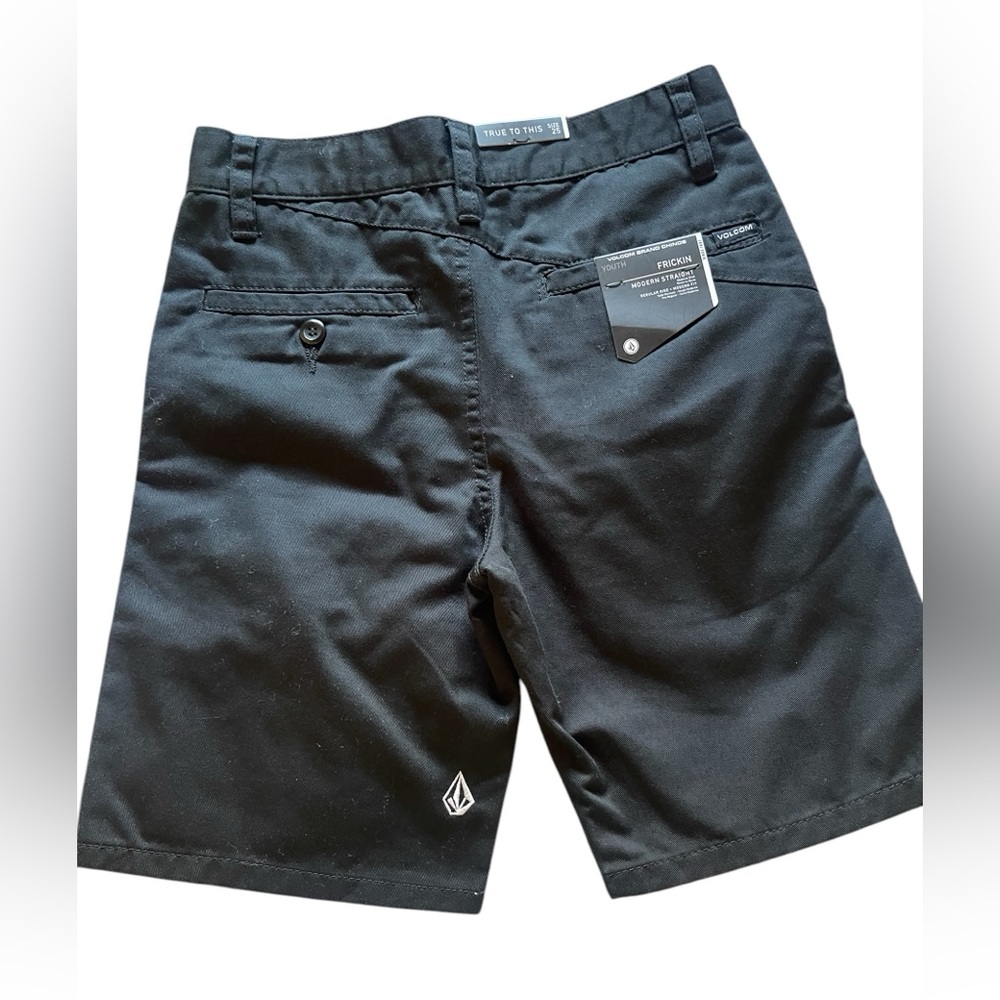Volcom NWT Youth 25 True To This Black Shorts - Picture 6 of 7